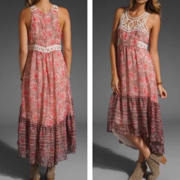 Free People Native Rose High Low Dress - Picture 7 of 7